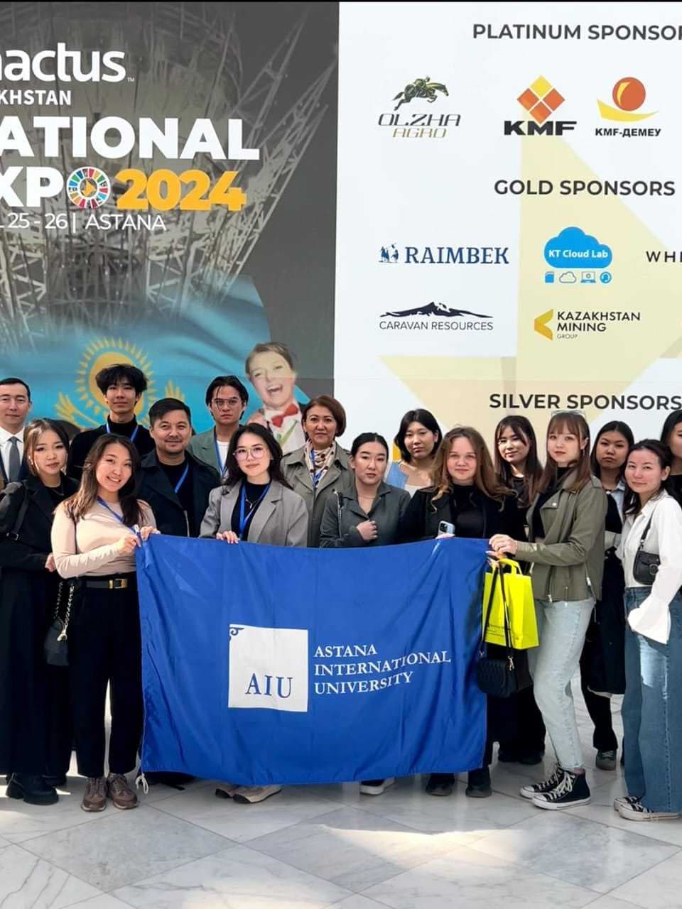 КОМАНДА СТУДЕНТОВ AIU  В НАЦИОНАЛЬНОМ ПРОЕКТЕ «ENACTUS KAZAKHSTAN EXPO 2024» — 1
